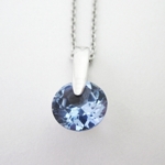 Pinpoint Blue Cubic Zirconia w/chain Pinpoint Blue Cubic Zirconia w/chain
